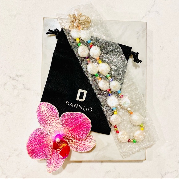 Dannijo Paz Freshwater Pearl Necklace NWT - Picture 15 of 16